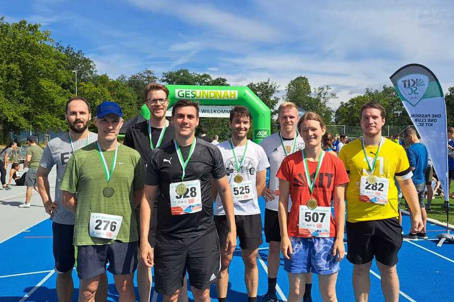  ETP Team nach dem Zieleinlauf 