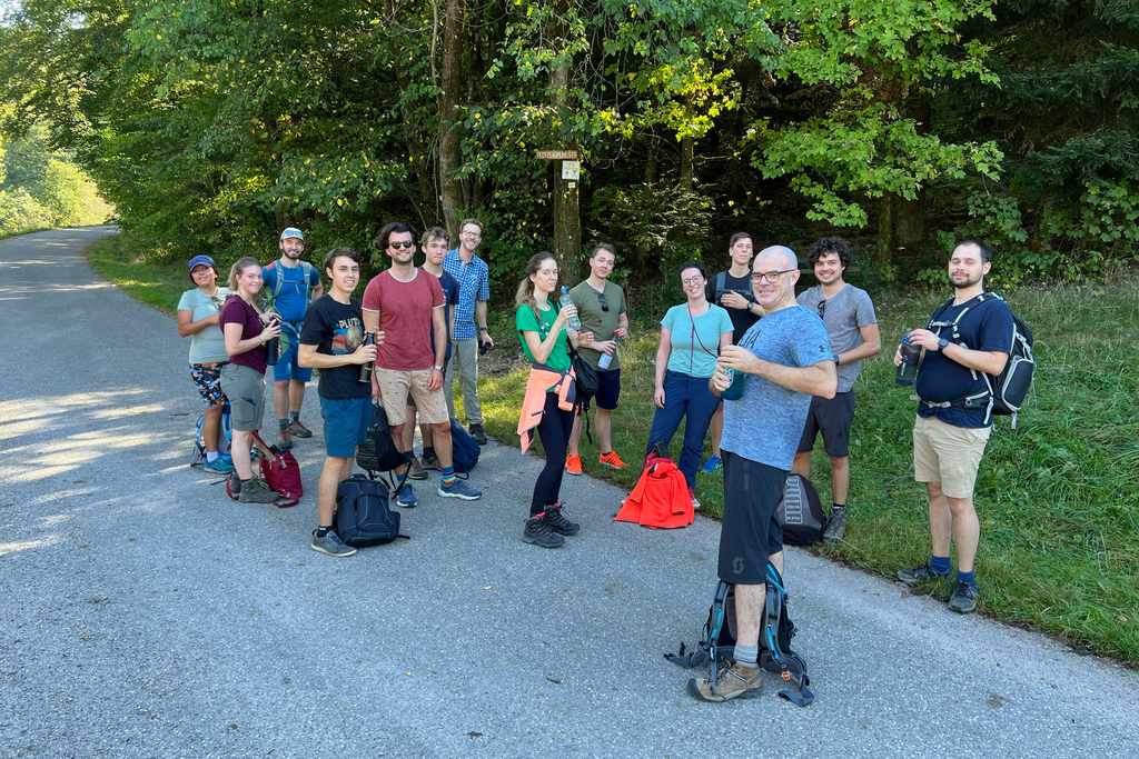 ETP Team auf Wanderung.